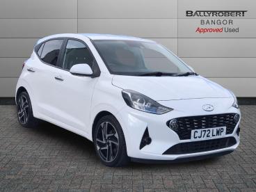 SPOTICAR Hyundai I10 1.2 Premium Auto Euro 6 (s/s) 5dr Used Car - City Car Petrol White - Bangor - 1200588484_1