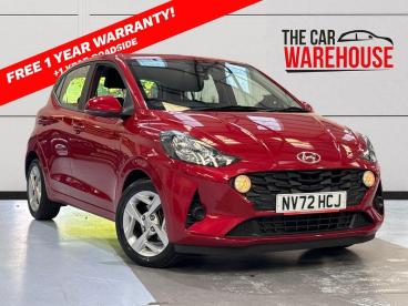 SPOTICAR Hyundai I10 1.0 Mpi Se Connect 5dr Auto Used Car - City Car Petrol Red - Bridgend - 1200613600_1