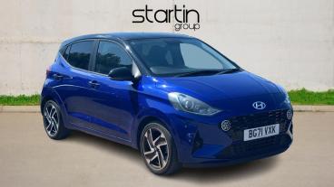 SPOTICAR Hyundai I10 1.2 Premium Euro 6 (s/s) 5dr Used Car - City Car Petrol Blue - Redditch - 1200618621_1
