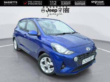 SPOTICAR Hyundai I10 1.2 Se Connect Euro 6 (s/s) 5dr Used Car - City Car Petrol Blue - Swansea - 1200622450_1