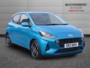 SPOTICAR Hyundai I10 1.0 Premium Auto Euro 6 (s/s) 5dr Used Car - City Car Petrol Blue - Bangor - 1200628311_1