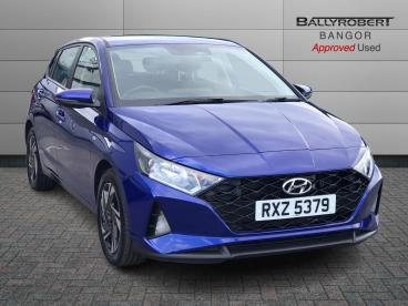 SPOTICAR Hyundai I20 1.0 T-gdi Mhev Se Connect Dct Euro 6 (s/s) 5dr Used Car - Hatchback Hybrid Blue - Bangor - 1200537724_1