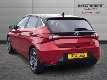 SPOTICAR Hyundai I20 1.0 T-gdi Mhev Ultimate Dct Euro 6 (s/s) 5dr Used Car - Hatchback Hybrid Red - Bangor - 1200549225_2