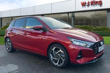 SPOTICAR Hyundai I20 1.0 T-gdi Premium Dct Euro 6 (s/s) 5dr Used Car - Hatchback Petrol Red - Farningham - 1200557529_1