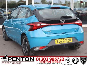 SPOTICAR Hyundai I20 1.0 T-gdi Mhev Se Connect Dct Euro 6 (s/s) 5dr Used Car - Hatchback Hybrid Blue - Poole - 1200563134_5