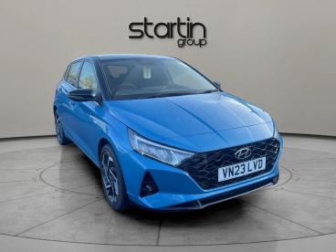 SPOTICAR Hyundai I20 1.0 T-gdi Mhev Ultimate Euro 6 (s/s) 5dr Used Car - Hatchback Hybrid Black - Redditch - 1200572359_1