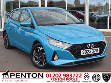 SPOTICAR Hyundai I20 1.0 T-gdi Mhev Se Connect Dct Euro 6 (s/s) 5dr Used Car - Hatchback Hybrid Blue - Poole - 1200573803_1