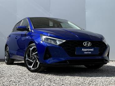 SPOTICAR Hyundai I20 1.0 T-gdi Mhev Premium Euro 6 (s/s) 5dr Used Car - Hatchback Hybrid Blue - Preston - 1200587276_1