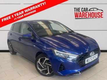 SPOTICAR Hyundai I20 1.0 T-gdi Mhev Premium Euro 6 (s/s) 5dr Used Car - Hatchback Hybrid Blue - Bridgend - 1200619571_1