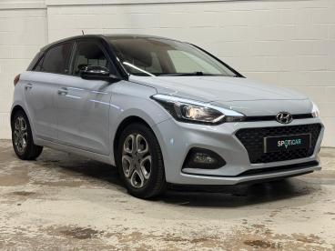 SPOTICAR Hyundai I20 1.2 Play Euro 6 (s/s) 5dr Used Car - Hatchback Petrol Blue - Carlisle - 1200629185_1