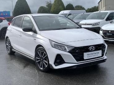 SPOTICAR Hyundai I20 1.0 T-gdi Mhev N Line Euro 6 (s/s) 5dr Used Car - Hatchback Hybrid White - Eglinton - 1200633983_1