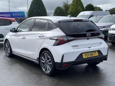 SPOTICAR Hyundai I20 1.0 T-gdi Mhev N Line Euro 6 (s/s) 5dr Used Car - Hatchback Hybrid White - Eglinton - 1200633983_4
