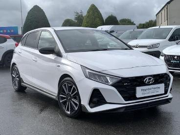 SPOTICAR Hyundai I20 1.0 T-gdi Mhev N Line Euro 6 (s/s) 5dr Used Car - Hatchback Hybrid White - Eglinton - 1200633983_5
