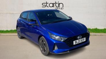 SPOTICAR Hyundai I20 1.0 T-gdi Mhev Se Connect Euro 6 (s/s) 5dr Used Car - Hatchback Hybrid Blue - Redditch - 1200635288_1