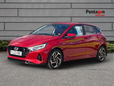 SPOTICAR Hyundai I20 1.0 T-gdi Mhev Premium Dct Euro 6 (s/s) 5dr Used Car - Hatchback Hybrid Red - Nottingham - 1200635331_3