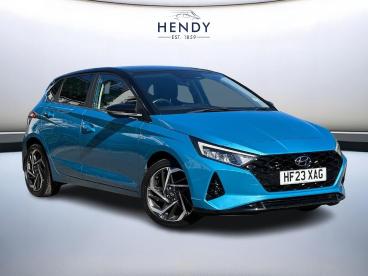 SPOTICAR Hyundai I20 1.0 T-gdi Mhev Ultimate Dct Euro 6 (s/s) 5dr Used Car - Hatchback Hybrid Blue - Poole - 1200641368_1