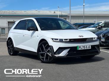SPOTICAR Hyundai Ioniq 5 84kwh N Line S Auto 5dr Used Car - Saloon Electric White - Blackpool - 1200603943_1