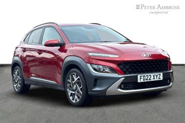 SPOTICAR Hyundai Kona 1.6 H-gdi Premium Dct Euro 6 (s/s) 5dr Used Car - Suv Hybrid Red - Castleford - 1200535894_1