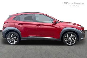 SPOTICAR Hyundai Kona 1.6 H-gdi Premium Dct Euro 6 (s/s) 5dr Used Car - Suv Hybrid Red - Castleford - 1200535894_2