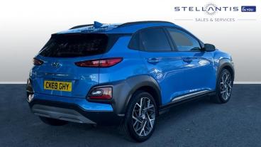 SPOTICAR Hyundai Kona 1.6 H-gdi Premium Se Dct Euro 6 (s/s) 5dr Used Car - Suv Hybrid Blue - Newport - 1200544312_3