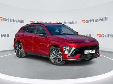 SPOTICAR Hyundai Kona 1.0 T-gdi N Line Euro 6 (s/s) 5dr Used Car - Suv Petrol Red - Pontypridd - 1200563689_1
