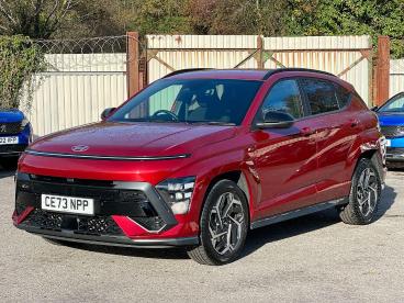 SPOTICAR Hyundai Kona 1.0 T-gdi N Line Euro 6 (s/s) 5dr Used Car - Suv Petrol Red - Pontypridd - 1200563689_3