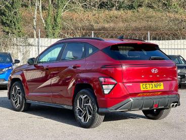 SPOTICAR Hyundai Kona 1.0 T-gdi N Line Euro 6 (s/s) 5dr Used Car - Suv Petrol Red - Pontypridd - 1200563689_5