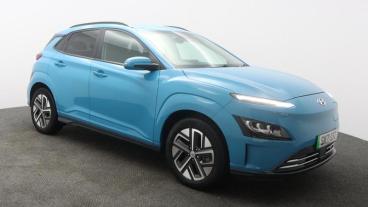 SPOTICAR Hyundai Kona 64kwh Premium Auto 5dr (10.5kw Charger) Used Car - Suv Electric Blue - Truro - 1200563722_1