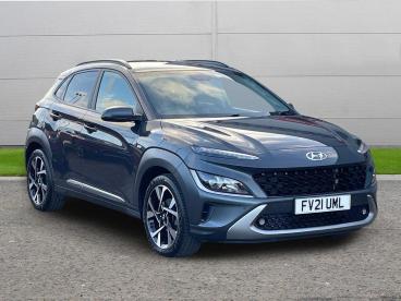 SPOTICAR Hyundai Kona 1.0 T-gdi Mhev Premium Euro 6 (s/s) 5dr Used Car - Suv Hybrid Grey - Worksop - 1200569923_1