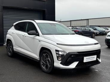 SPOTICAR Hyundai Kona 1.6 H-gdi N Line Dct Euro 6 (s/s) 5dr Used Car - Suv Hybrid White - Eglinton - 1200570636_5