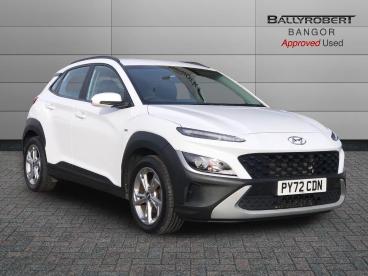 SPOTICAR Hyundai Kona 1.0 T-gdi Mhev Se Connect Euro 6 (s/s) 5dr Used Car - Suv Hybrid White - Bangor - 1200570908_1