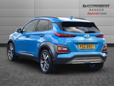 SPOTICAR Hyundai Kona 1.0 T-gdi Premium Euro 6 (s/s) 5dr Used Car - Suv Petrol Blue - Bangor - 1200578384_2