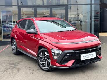 SPOTICAR Hyundai Kona 1.6 T-gdi N Line Euro 6 (s/s) 5dr Used Car - Suv Petrol Red - Eglinton - 1200579792_1