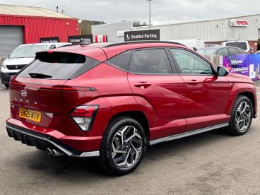 SPOTICAR Hyundai Kona 1.6 T-gdi N Line Euro 6 (s/s) 5dr Used Car - Suv Petrol Red - Eglinton - 1200579792_4