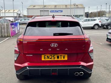 SPOTICAR Hyundai Kona 1.6 T-gdi N Line Euro 6 (s/s) 5dr Used Car - Suv Petrol Red - Eglinton - 1200579792_5