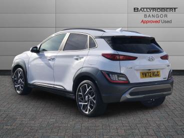 SPOTICAR Hyundai Kona 1.6 H-gdi Premium Dct Euro 6 (s/s) 5dr Used Car - Suv Hybrid White - Bangor - 1200588978_2