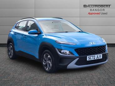 SPOTICAR Hyundai Kona 1.6 H-gdi Se Connect Dct Euro 6 (s/s) 5dr Used Car - Suv Hybrid Blue - Bangor - 1200589569_1