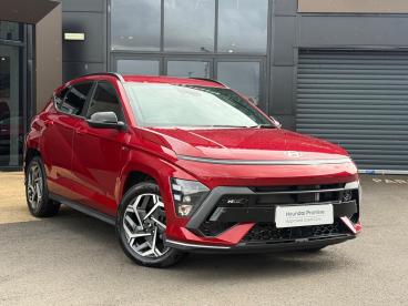 SPOTICAR Hyundai Kona 1.6 T-gdi N Line Euro 6 (s/s) 5dr Used Car - Suv Petrol Red - Eglinton - 1200595838_1