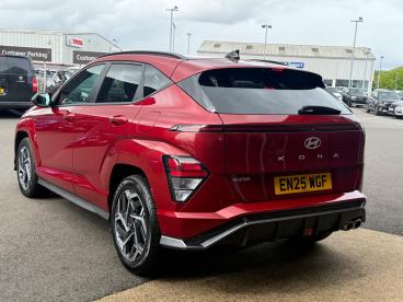 SPOTICAR Hyundai Kona 1.6 T-gdi N Line Euro 6 (s/s) 5dr Used Car - Suv Petrol Red - Eglinton - 1200595838_5