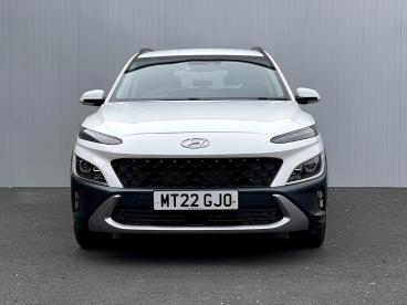 SPOTICAR Hyundai Kona 1.6 H-gdi Premium Dct Euro 6 (s/s) 5dr Used Car - Suv Hybrid White - Rochdale - 1200599394_2