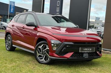 SPOTICAR Hyundai Kona 1.6 T-gdi N Line Dct Euro 6 (s/s) 5dr Used Car - Suv Petrol Red - Darlington - 1200601416_1