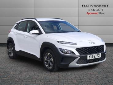 SPOTICAR Hyundai Kona 1.6 H-gdi Se Connect Dct Euro 6 (s/s) 5dr Used Car - Suv Hybrid White - Bangor - 1200601677_1