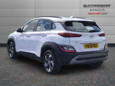 SPOTICAR Hyundai Kona 1.6 H-gdi Se Connect Dct Euro 6 (s/s) 5dr Used Car - Suv Hybrid White - Bangor - 1200601677_2