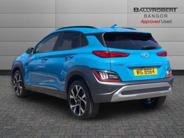 SPOTICAR Hyundai Kona 1.0 T-gdi Mhev Premium Euro 6 (s/s) 5dr Used Car - Suv Hybrid Blue - Bangor - 1200602638_2