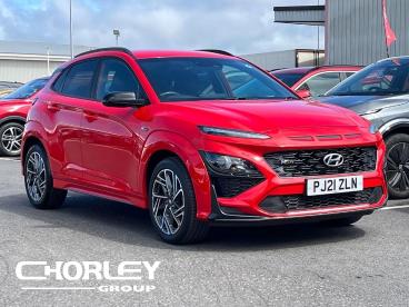 SPOTICAR Hyundai Kona 1.0 T-gdi Mhev N Line Euro 6 (s/s) 5dr Used Car - Suv Hybrid Red - Blackpool - 1200603942_1