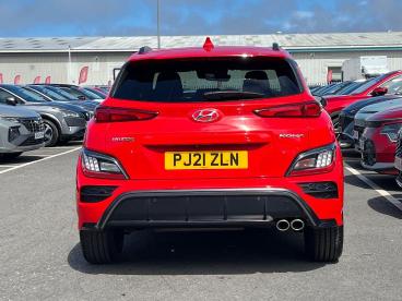 SPOTICAR Hyundai Kona 1.0 T-gdi Mhev N Line Euro 6 (s/s) 5dr Used Car - Suv Hybrid Red - Blackpool - 1200603942_5