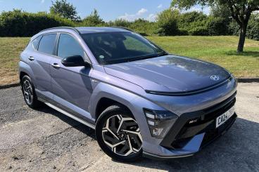 SPOTICAR Hyundai Kona 1.6 H-gdi N Line Dct Euro 6 (s/s) 5dr Used Car - Suv Hybrid Blue - Bridgend - 1200619557_1