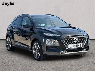 SPOTICAR Hyundai Kona 1.0 T-gdi Premium Se Euro 6 (s/s) 5dr Used Car - Suv Petrol Black - Cirencester - 1200621466_1