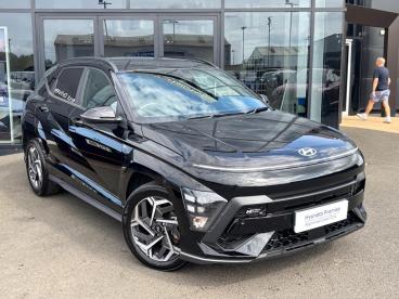 SPOTICAR Hyundai Kona 1.6 H-gdi N Line Dct Euro 6 (s/s) 5dr Used Car - Suv Hybrid Black - Eglinton - 1200626992_1