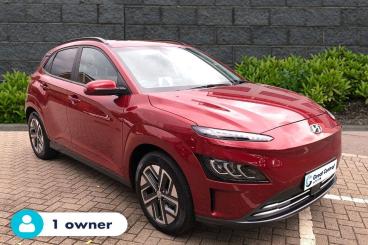 SPOTICAR Hyundai Kona 64kwh Ultimate Auto 5dr (10.5kw Charger) Used Car - Suv Electric Red - Rugby - 1200630596_1